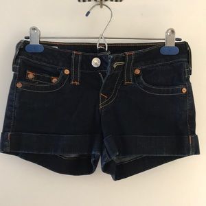 True Religion Allie Cuffed Shorts size 24